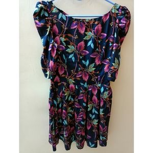 Floral print dress